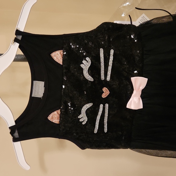 Kitty Cat Black Sequin Dress. NEW with Tags! - Picture 2 of 14